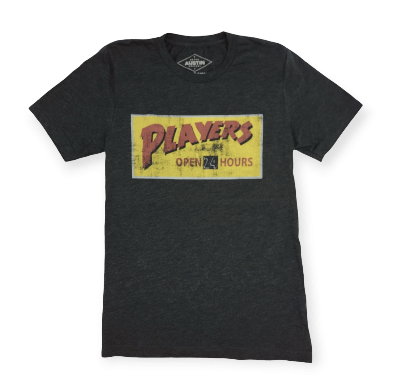 Players Retro Tee - Charcoal Black