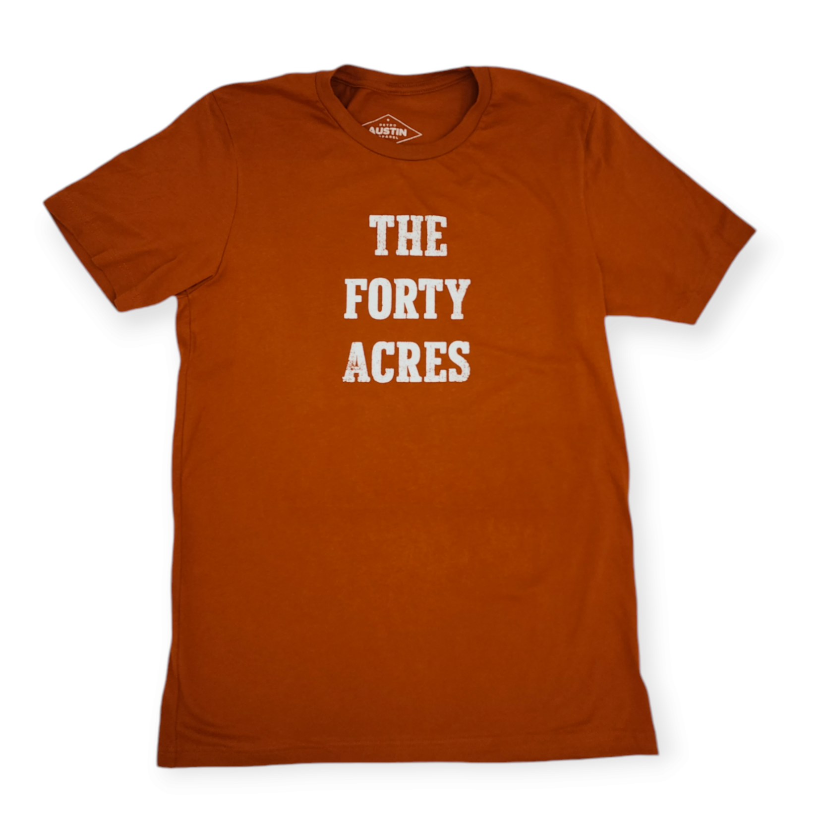 The Forty Acres Retro Tee - Texas Orange