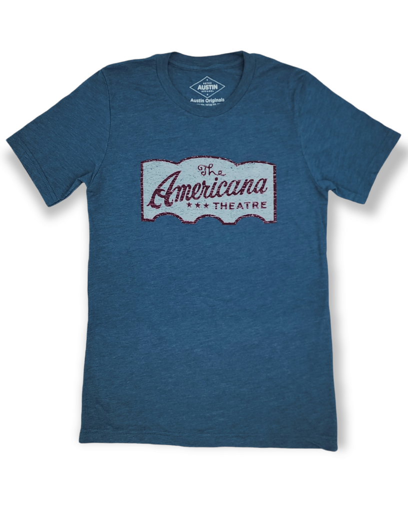 Americana Theatre Retro Tee - Retro Austin Apparel
