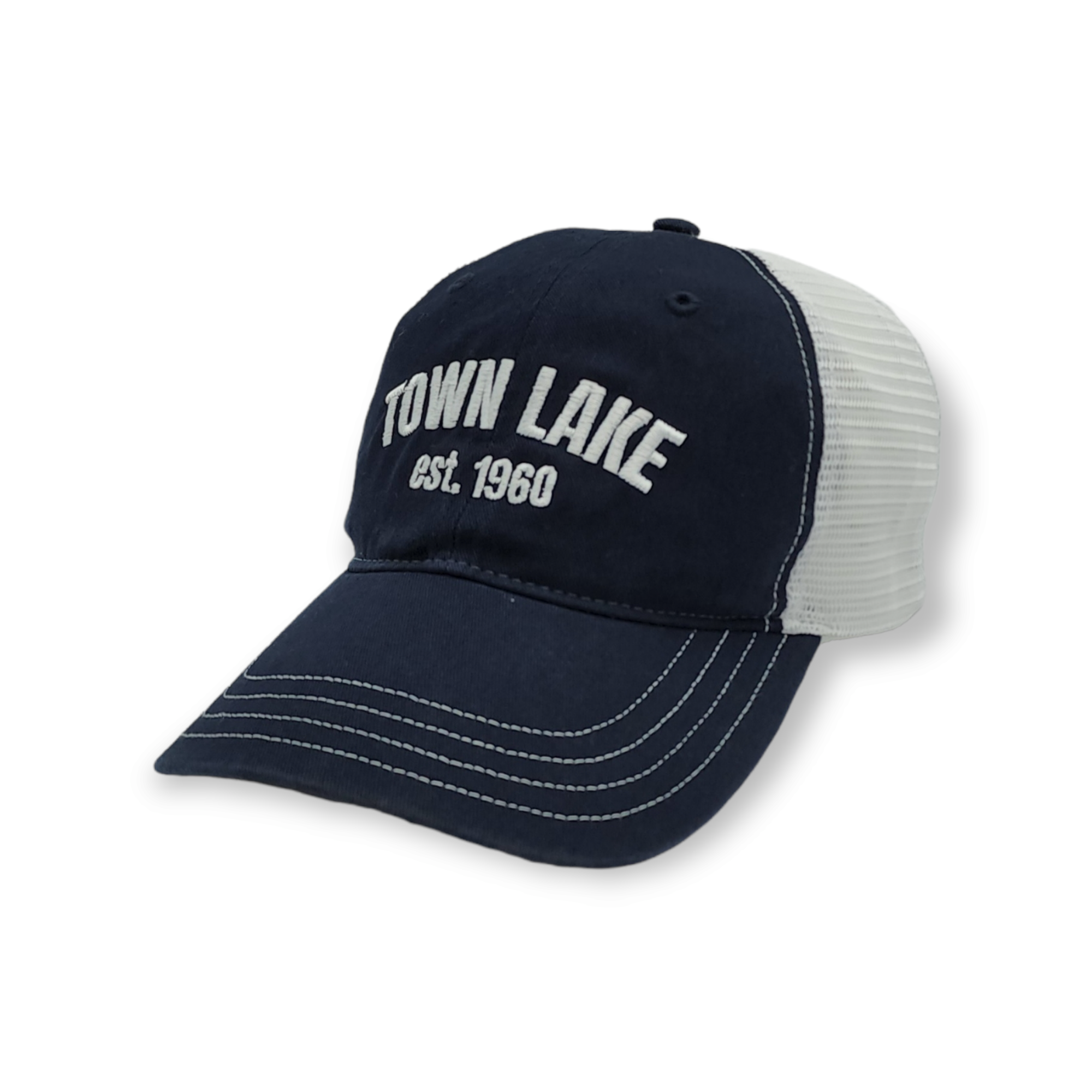 Town Lake Trucker Hat - Retro Austin Apparel